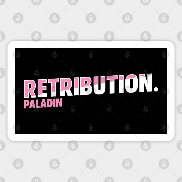 Retribution Paladin Magnet by Sugarpink Bubblegum Designs